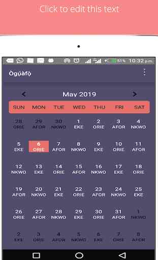 Oguafo - Igbo Calendar App 2