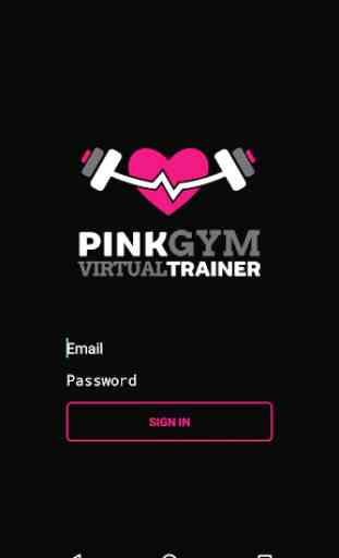 Pink Gym Virtual Trainer 1