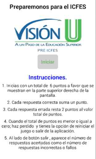 PreIcfes Vision U 1