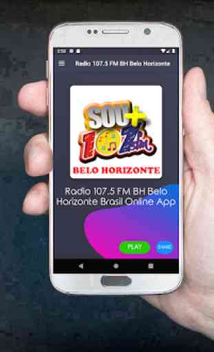 Radio 107.5 FM BH Belo Horizonte Brasil Online App 1