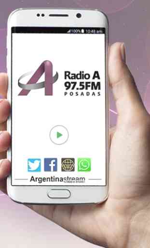Radio A - FM 97.5 Mhz - Posadas Misiones Argentina 2