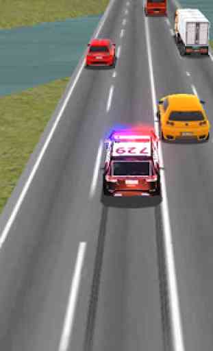 Real Police Car Racing: Heavy traffic simulator 2