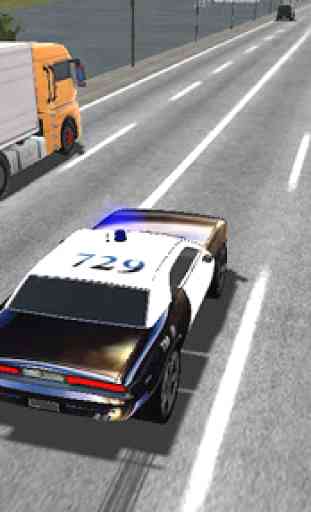 Real Police Car Racing: Heavy traffic simulator 3