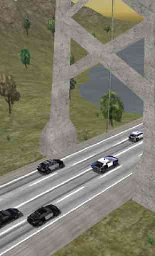 Real Police Car Racing: Heavy traffic simulator 4