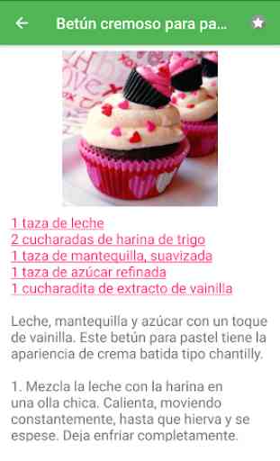 Recetas de pasteles en español gratis sin internet 2