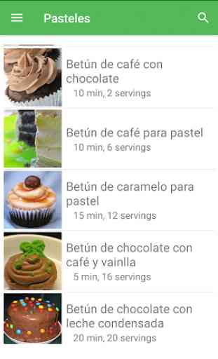 Recetas de pasteles en español gratis sin internet 3