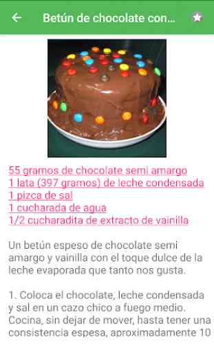 Recetas de pasteles en español gratis sin internet 4