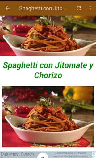 Recetas de Spaghetti 2