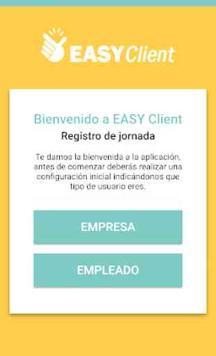Registro Jornada | EASY Client 1