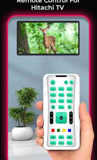 Remote Control For Hitachi TV 1