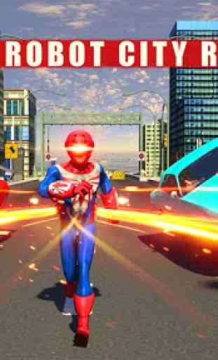 Spider Robot Superhero Crime CIty Rescue Mission 1