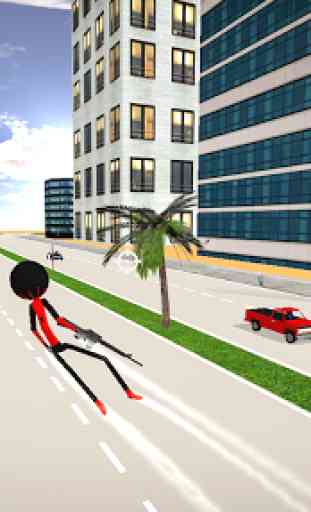 Spider Stickman Games : Las Vegas City Gangster 1