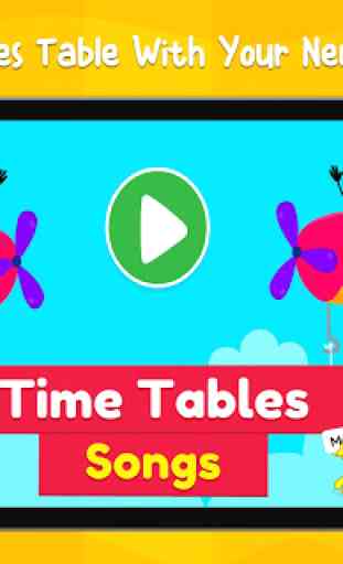 Times Tables, Multiplication Tables Games For Kids 1