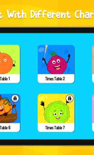 Times Tables, Multiplication Tables Games For Kids 2