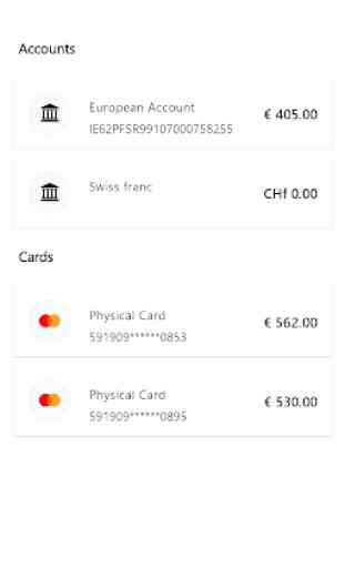 Wireaccount - Personal IBAN and Multicurrency Card 1