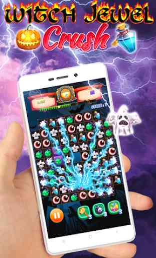 Witch Jewels Match-3 Puzzle Magical 3