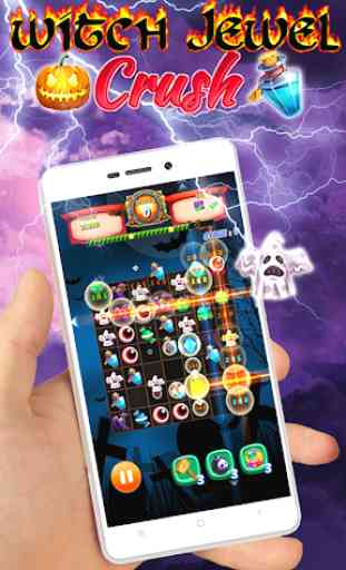 Witch Jewels Match-3 Puzzle Magical 4