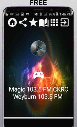 Magic 103.5 FM CKRC Weyburn 103.5 FM CA App Radio 1