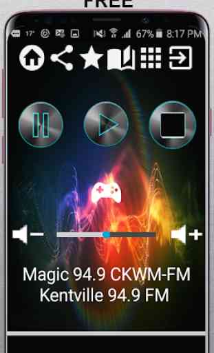Magic 94.9 CKWM-FM Kentville 94.9 FM CA App Radio 1