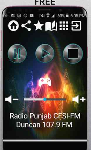 Radio Punjab CFSI-FM Duncan 107.9 FM CA App Radio 1