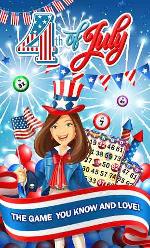 4th of July - American Bingo 1