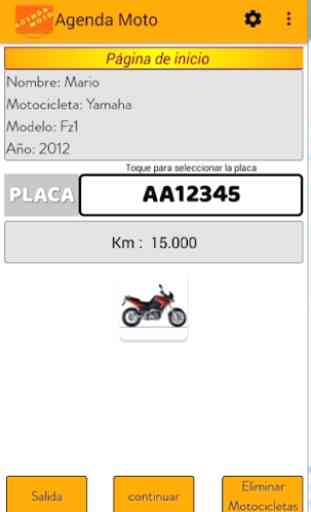 Agenda motocicleta 1