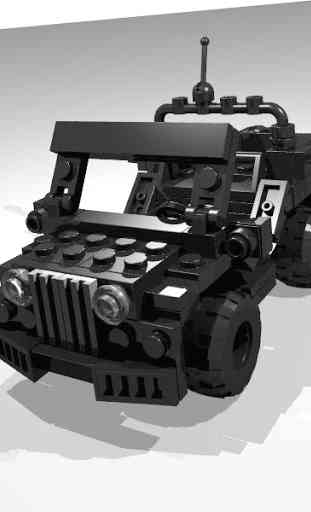 Bricks Instruction Jeep Wrangler 4