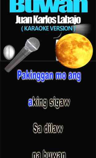 Buwan by Juan Karlos Karaoke Song Offline 1