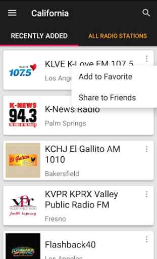 California Radio Stations - USA 1