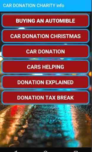 CAR DONATION CHARITY info 2