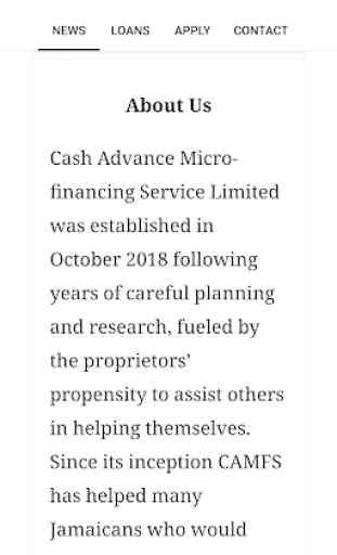 Cash Advance Micro-Financing 3