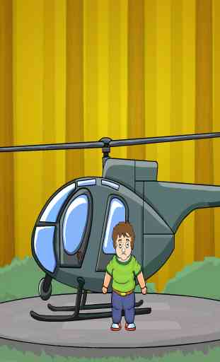 Chubby Boy Helicopter Escape 1