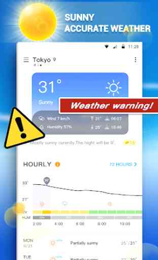 Clima - Pronóstico del tiempo y alertas y widgets 1