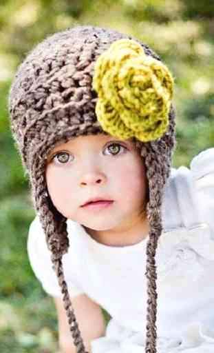 crochet bebé sombreros 2