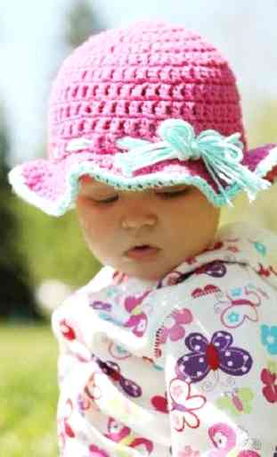 crochet bebé sombreros 4