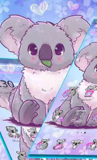Cute Kawaii Koala Theme 3
