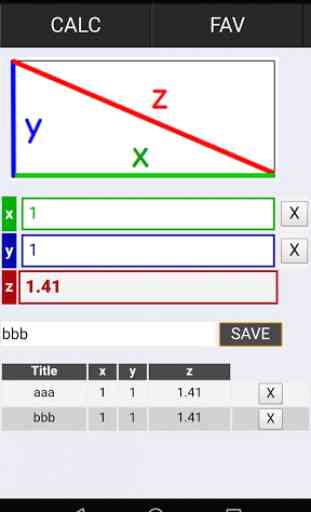 Diagonal calculator 1