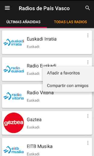 Emisoras de Radio País Vasco 2
