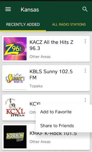 Estaciones de radio de Kansas - Estados Unidos 1