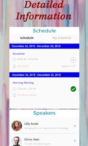 EventCha - Event Planner, Conference, Wedding RSVP 3