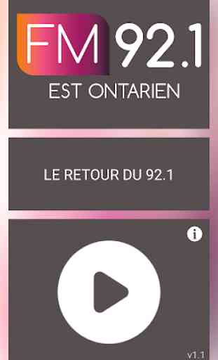 FM 92.1 - Est Ontarien 1