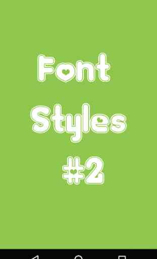 Font Styles #2 1