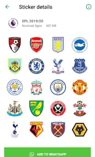 Football Matchday Stickers 3