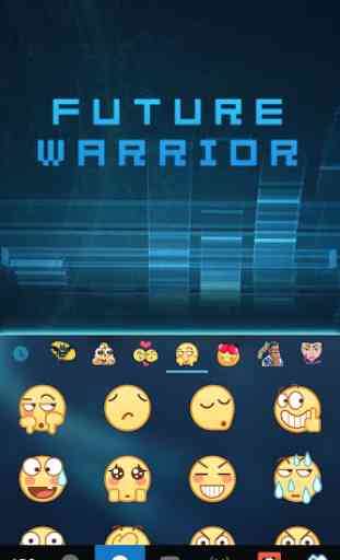 Futurewarrior Tema de teclado 2