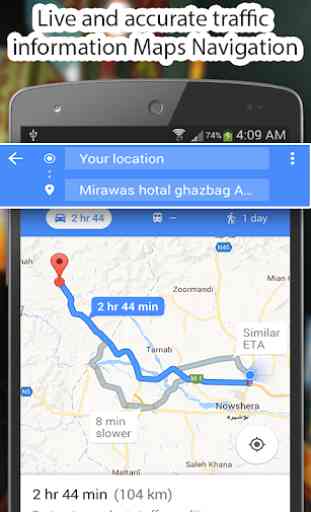 GPS Buscador de Ruta y Tránsito Maps Navigation 1