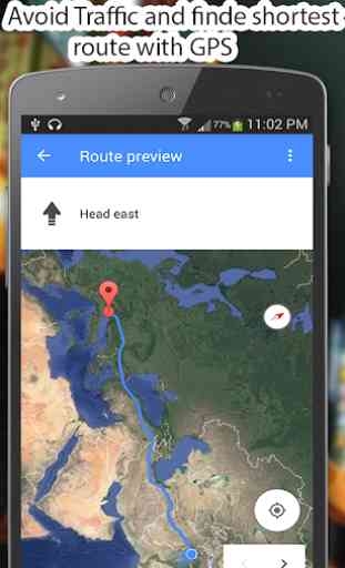 GPS Buscador de Ruta y Tránsito Maps Navigation 3