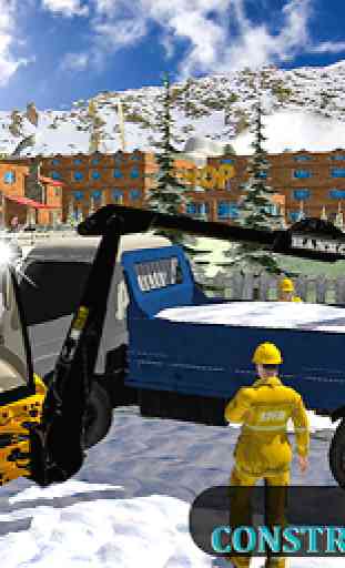 Heavy Snow Excavator Sim 2019- Real Excavation 3D 2