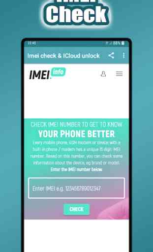 IMEI check & ICloud unlock 3