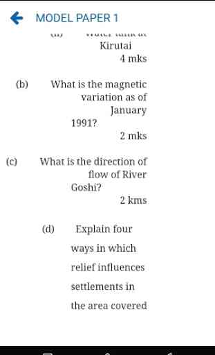 KCSE GEOGRAPHY REVISION 1