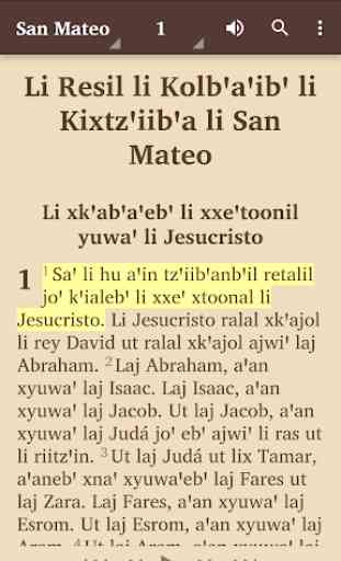 Kekchí - Biblia (ort oficial) 3
